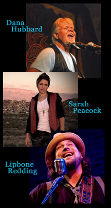 Dana Hubbard, Sarah Peacock, Lipbone Redding